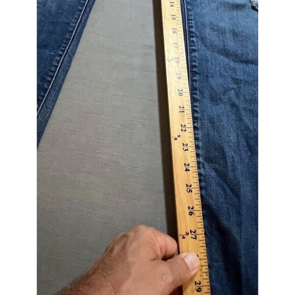 JNCO Jeans Mens 40 Blue‎ Denim Destroyed Belted Pocketed Men 40X31. - Picture 10 of 12